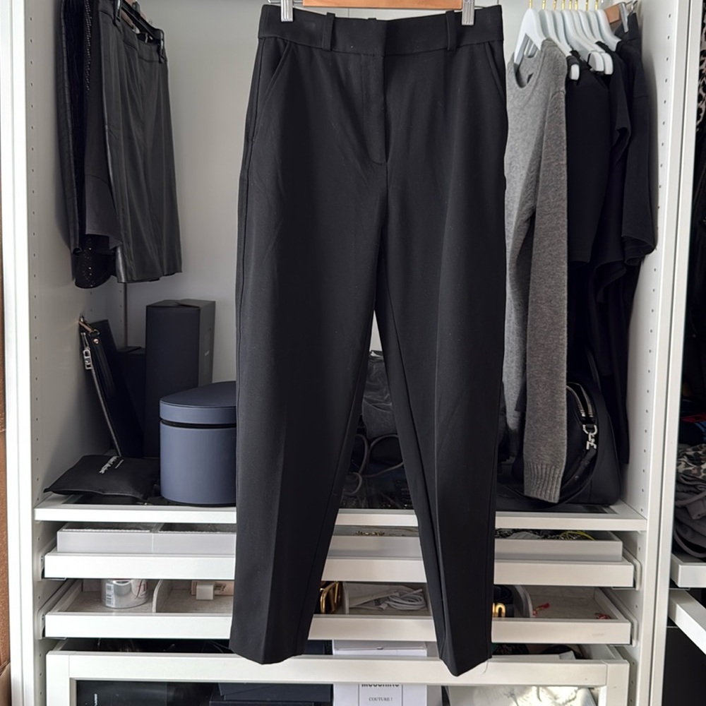 H&M Black Slack High Waist Size 6 NWT